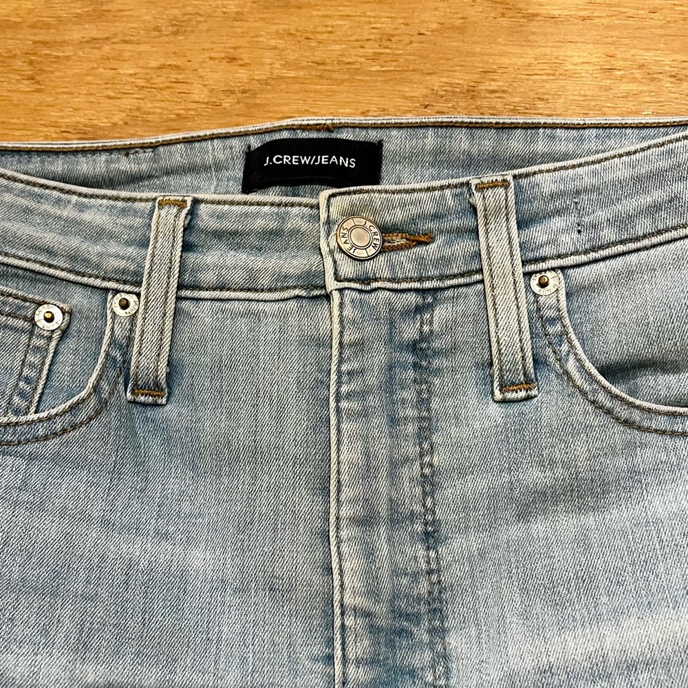 J Crew Jeans Curvy Boot Crop Light Wash size 27 - Picture 7 of 11